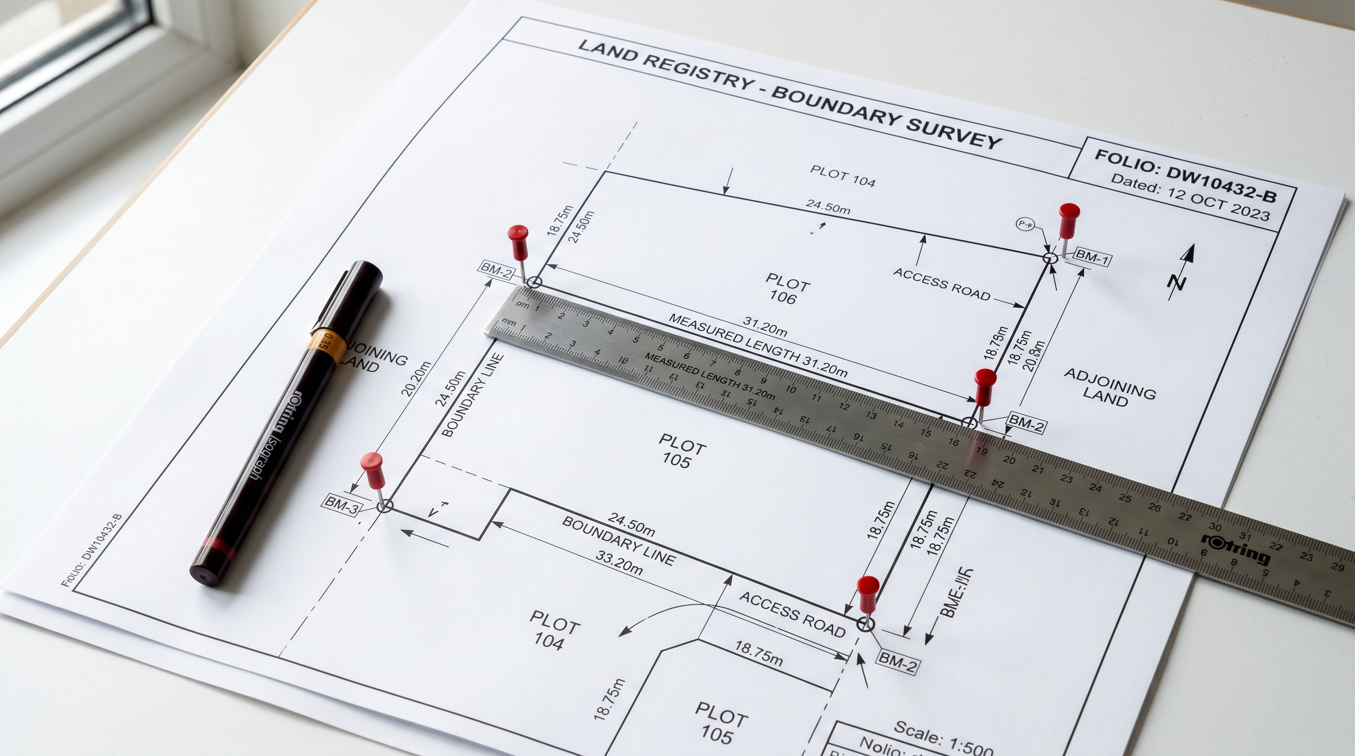 Precise Land Registry compliant mapping and boundary clarification Ireland